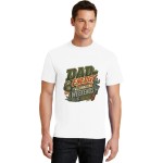 Men's Dad Energy Fuel Focus Graphic Short Sleeve Crew Neck Cotton T-Shirt