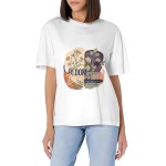 Women's Bloom State Peaceful Mind Graphic Short Sleeve Crew Neck Cotton T-Shirt