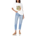 Women's Garden Season Grow In The Open Graphic Short Sleeve Crew Neck Cotton T-Shirt