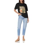 Women's Garden Season Market Morning Graphic Short Sleeve Crew Neck Cotton T-Shirt
