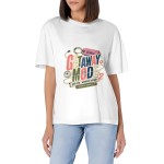Women's Getaway Mode Girls Trip Graphic Short Sleeve Crew Neck Cotton T-Shirt