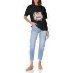 Women's Color Outside Routine Graphic Short Sleeve Crew Neck Cotton T-Shirt