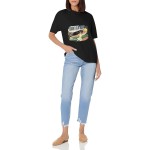 Women's Court Club Mood Graphic Short Sleeve Crew Neck Cotton T-Shirt